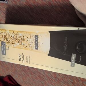 Brookstone LED Speaker with Glass Enclosure